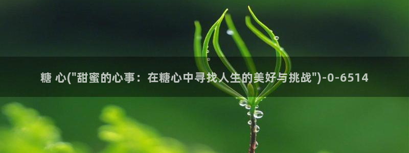糖心vlog国产：糖 心(\