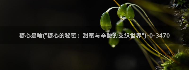 心糖vlogo：糖心是啥(\