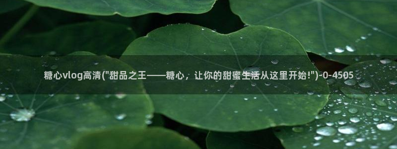 糖心vlog黄：糖心vlog高清(\